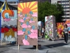 Two of the many boards we painted for the Witte de With festival in 2006.